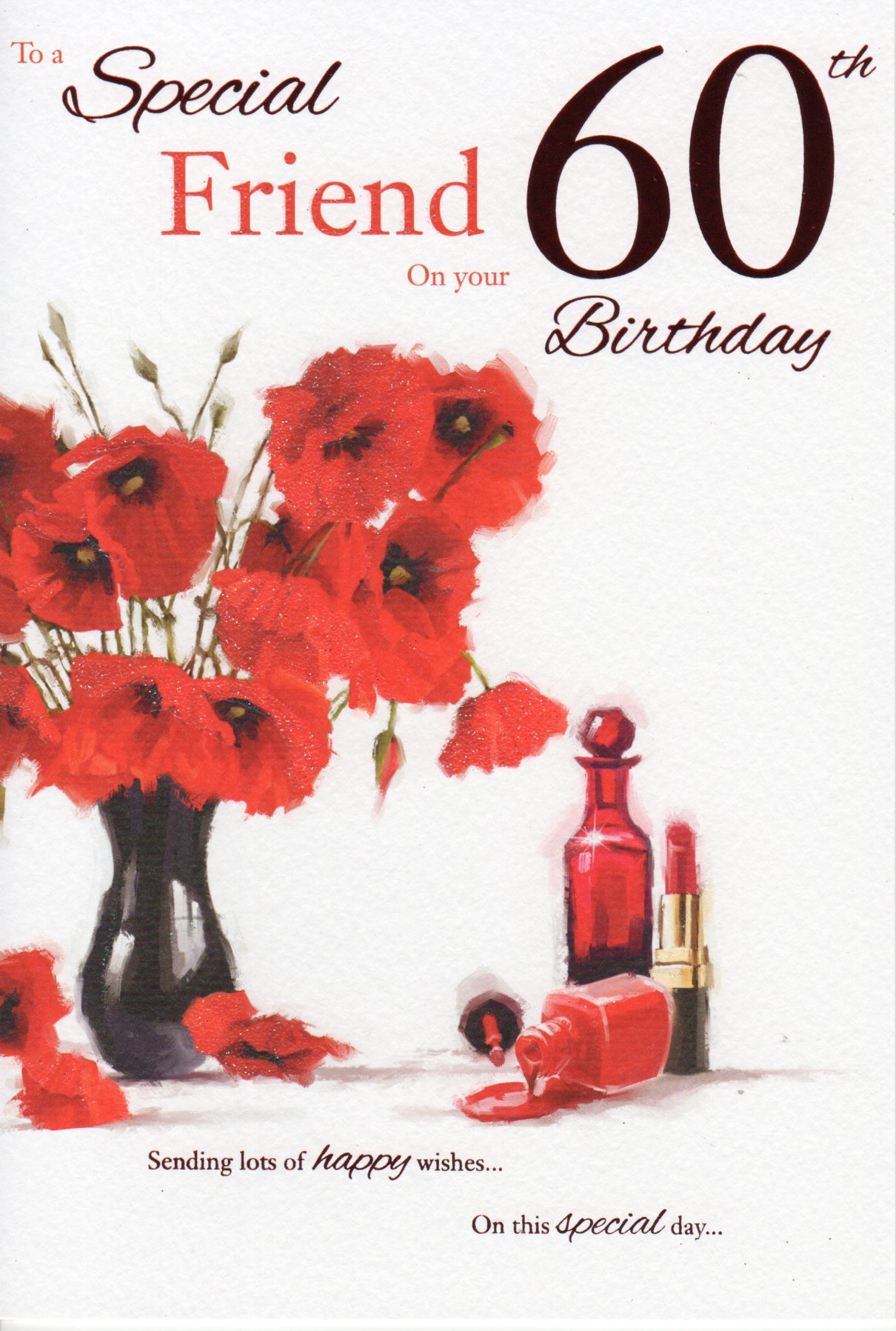 60th Friend Birthday Card 