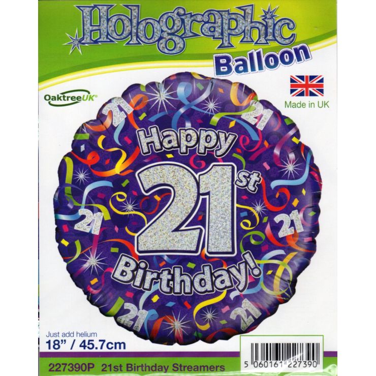 Happy 21st Birthday Balloon 