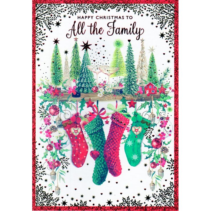 All The Family Christmas Card 