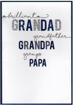 Grandad Fathers Day Card