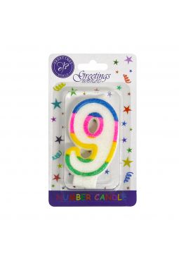 9 Number Candle 