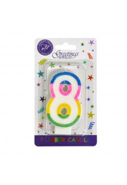 8 Number Candle 