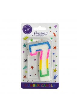 7 Number Candle 