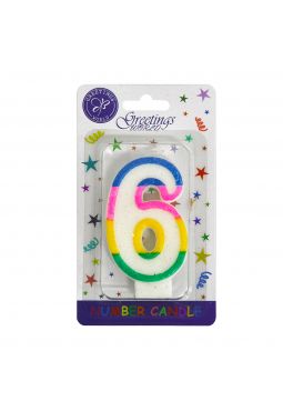 6 Number Candle 