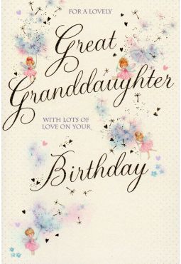 Great Granddaughter Birthday 