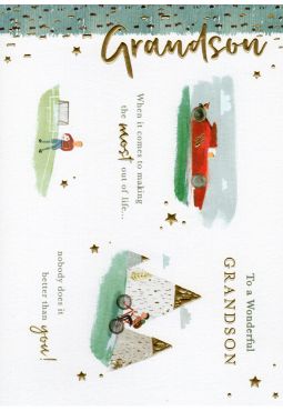 Grandson Birthday Card 