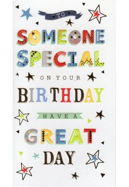 Someone Special Birthday Card 