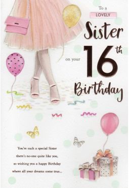 Sister 16th Birthday 