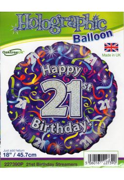 Happy 21st Birthday Balloon 