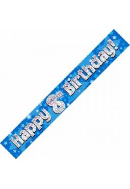 Happy 8th Birthday Banner 