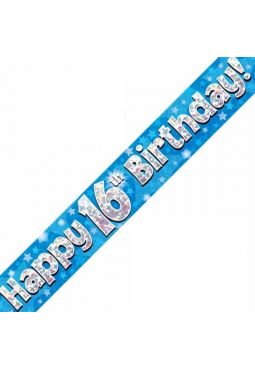 Happy 16th Birthday Banner 