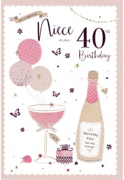 Niece 40th Birthday
