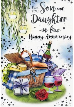 Son and Daughter-In-Law Anniversary Card 