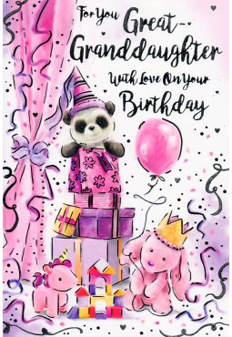 Great-Granddaughter Birthday Card