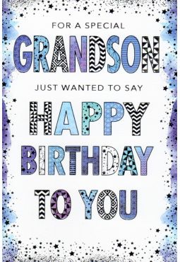 Grandson Birthday Card 