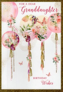 Granddaughter Birthday Card 