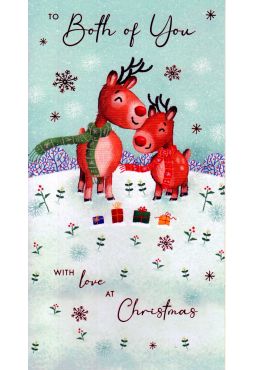 Both Of You Christmas Card 
