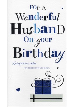 Husband Birthday Card