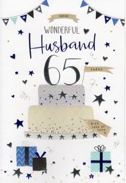 65th Husband Birthday Card