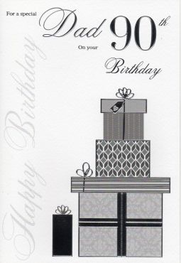 90th Dad Birthday Card 