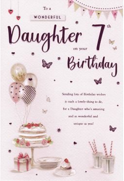 Daughter 7th Birthday
