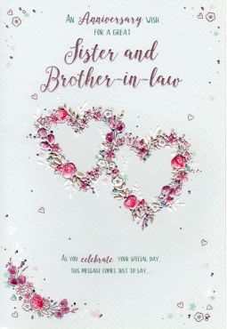 Sister & Brother-in-Law Anniversary