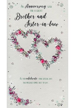 Brother & Sister-in-Law Anniversary