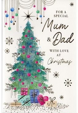 Mum & Dad Christmas Card 