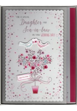 Daughter & Son-in-law Wedding Day Card