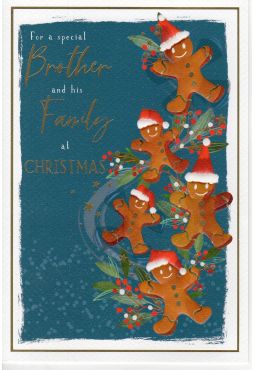 Brother and family Christmas Card 