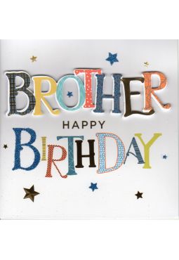 Brother Birthday Card